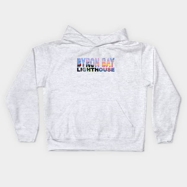 BYRON BAY Lighthouse Sunrise - NSW Australia Kids Hoodie by TouristMerch